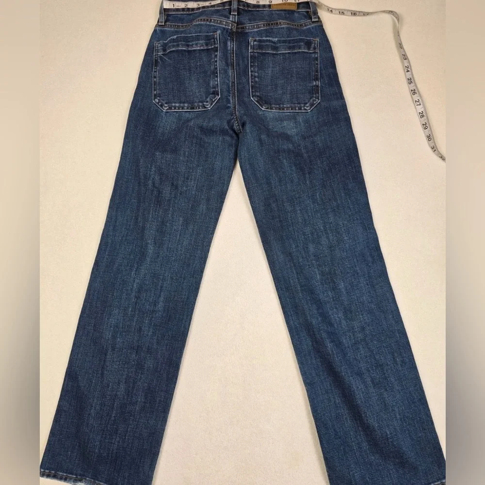 American Eagle NWT Stovepipe Dark Wash Denim Jeans SZ 18 R - Picture 8 of 11